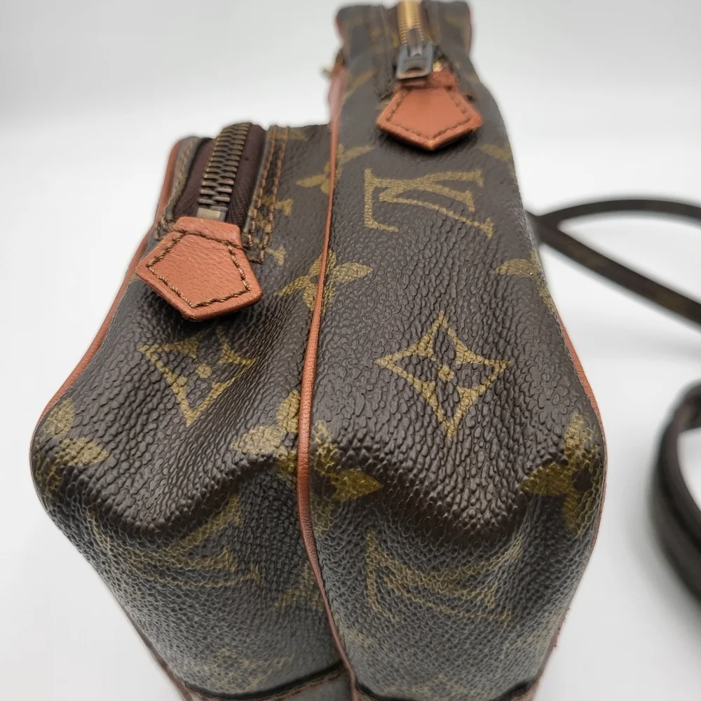 LOUIS VUITTON Mini Amazon Shoulder Bag Monogram Leather .. authentic w/COA.